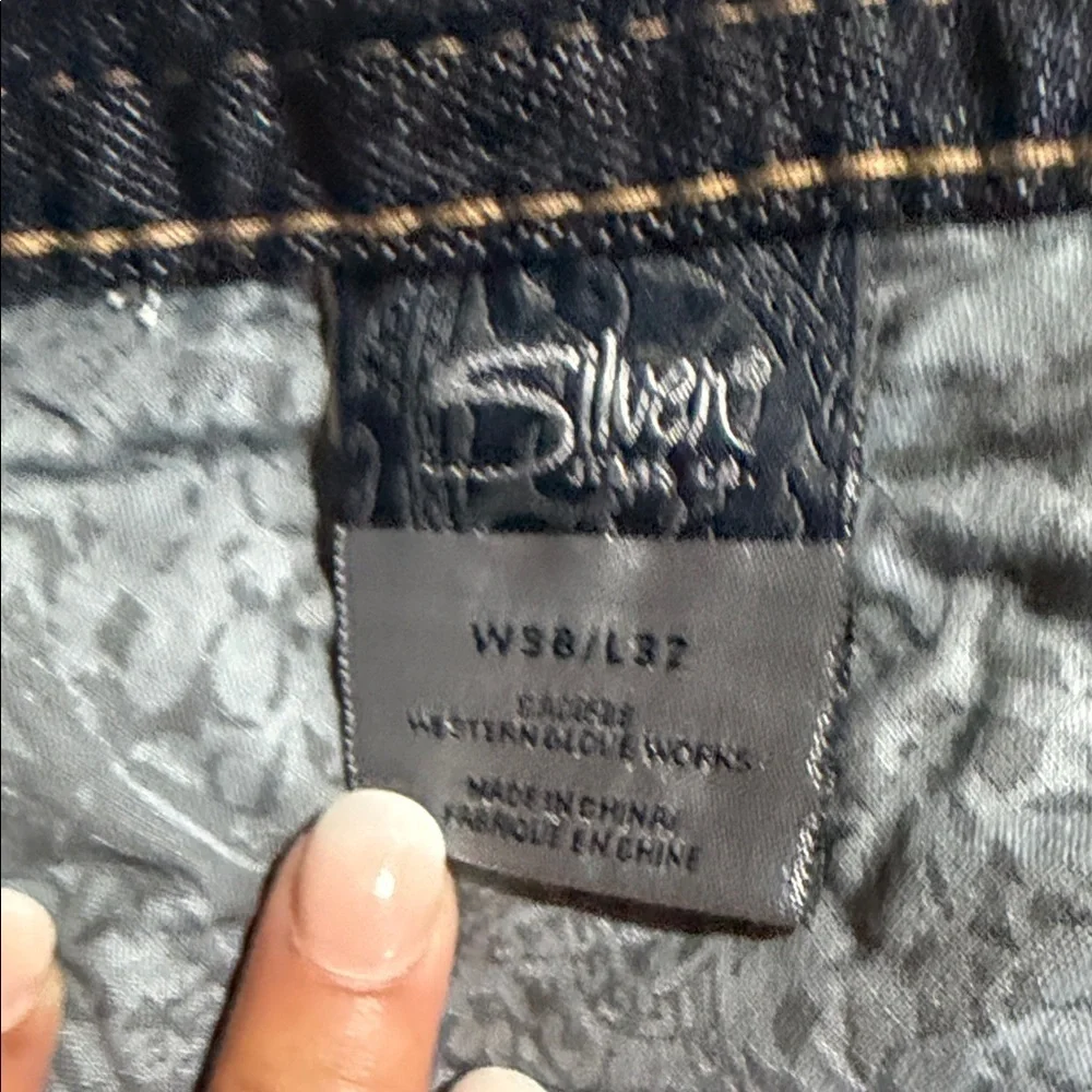 Silver Jeans Indigo Wash Straight Leg Denim#069 - Picture 13 of 14